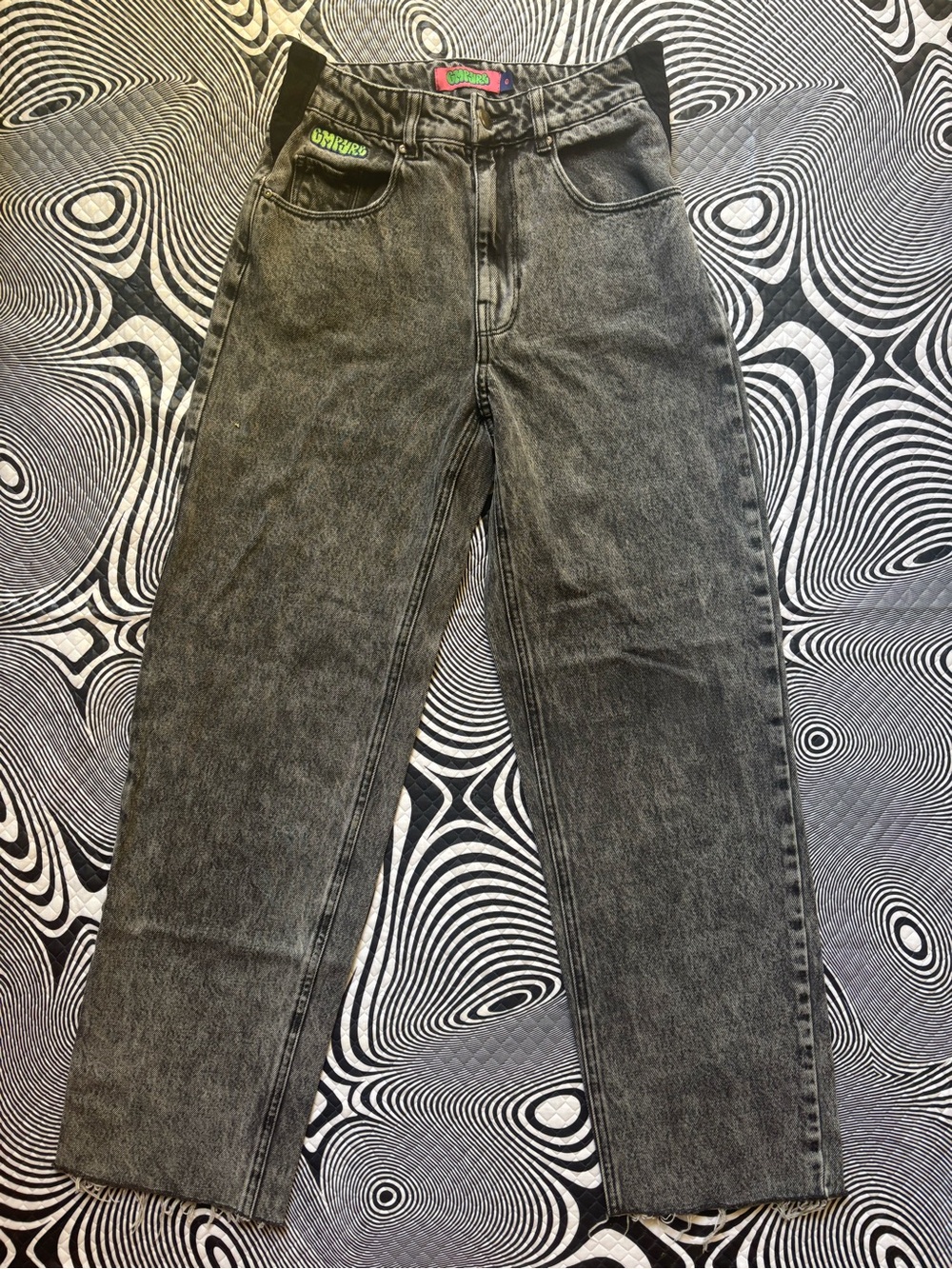 Empyre Straight Leg Jeans in Washed Black